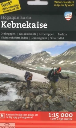 Högalpin karta Kebnekaise