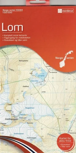 Lom (Jotunheimen) 10064 Map