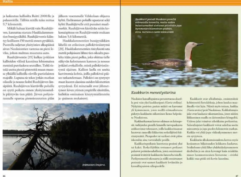 Nuuksion retkeilyopas - Luonto, reitit ja kohteet