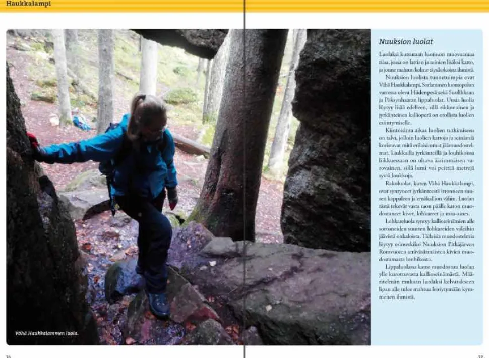 Nuuksion retkeilyopas - Luonto, reitit ja kohteet