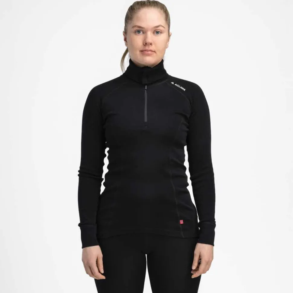 WarmWool Polo w/Zip Women's